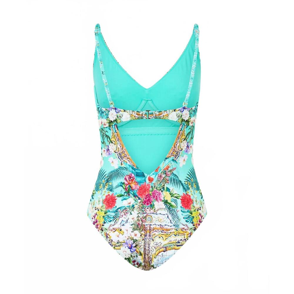 NEW CAMILLA v neck underwire one piece in gardens of queluz - Picture 6 of 6